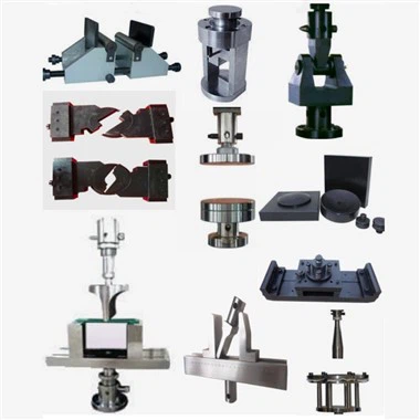 Puristustestauskoneen osat